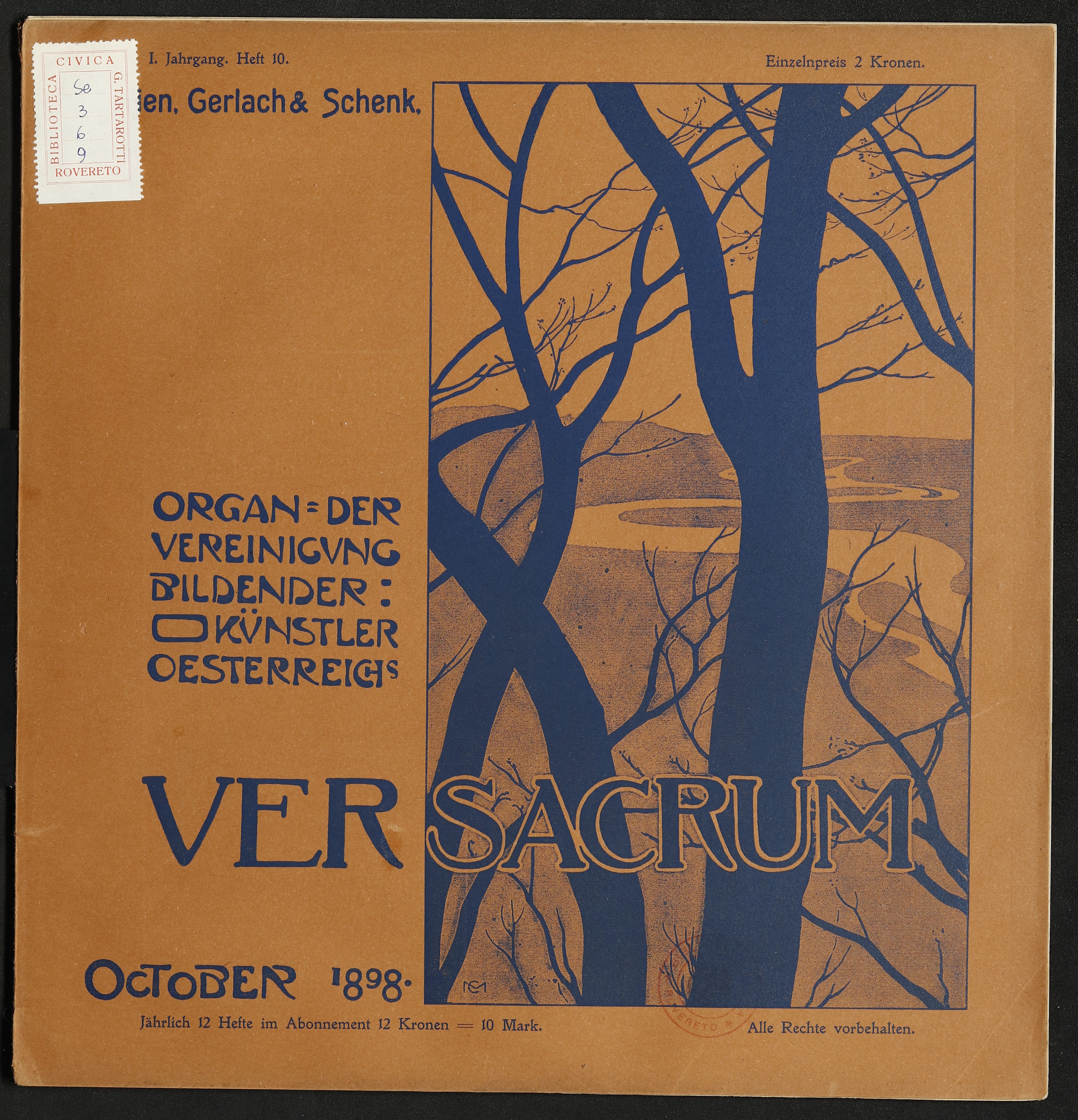 Ver Sacrum - ottobre 1898