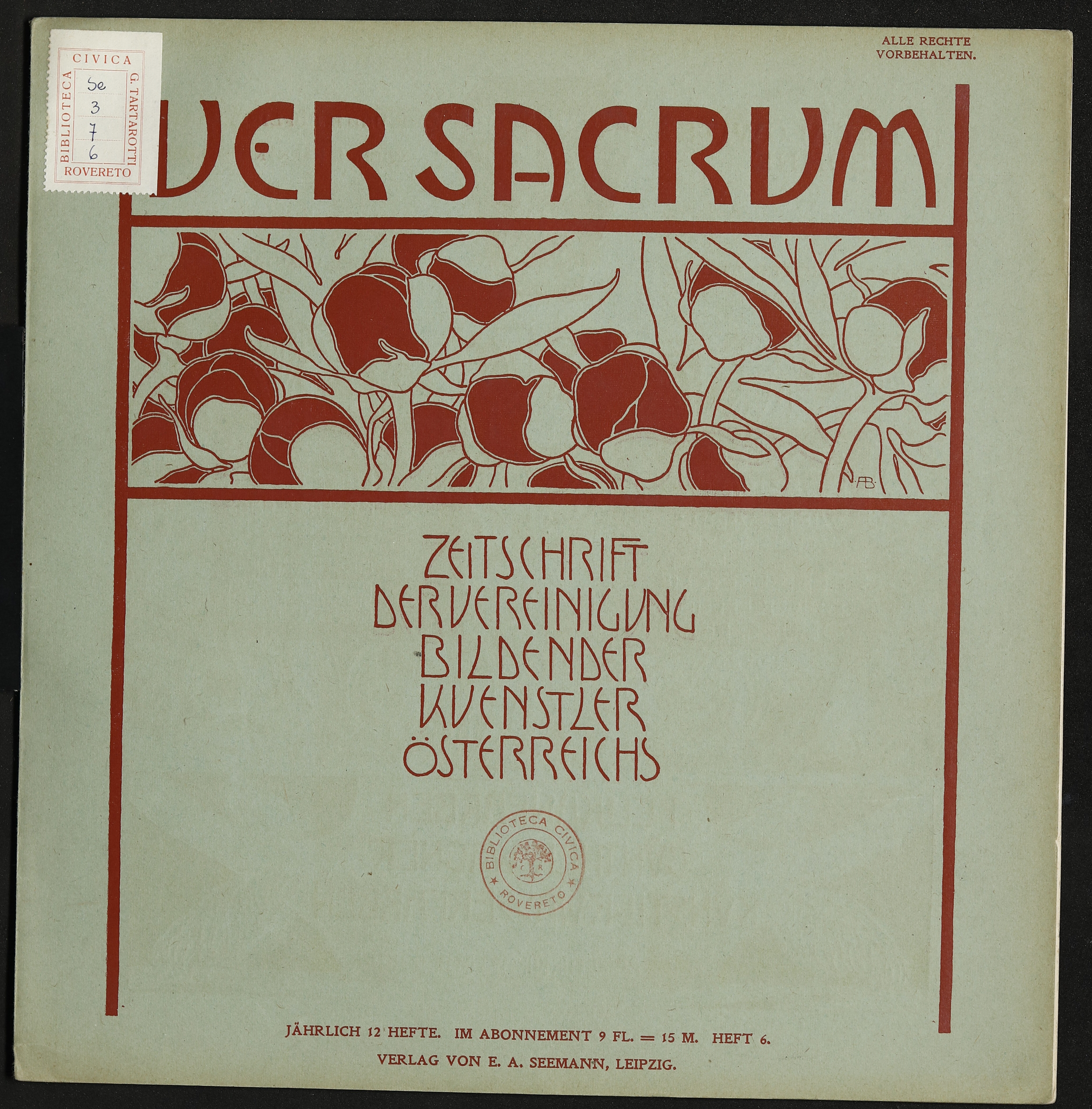 Ver Sacrum – giugno 1899