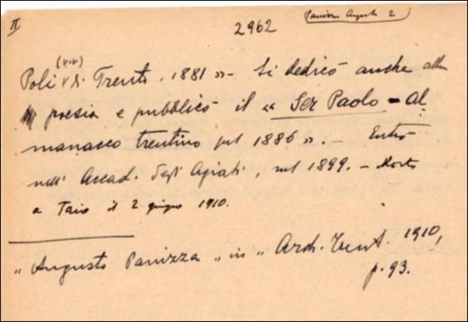 Dizionario dei trentini illustri