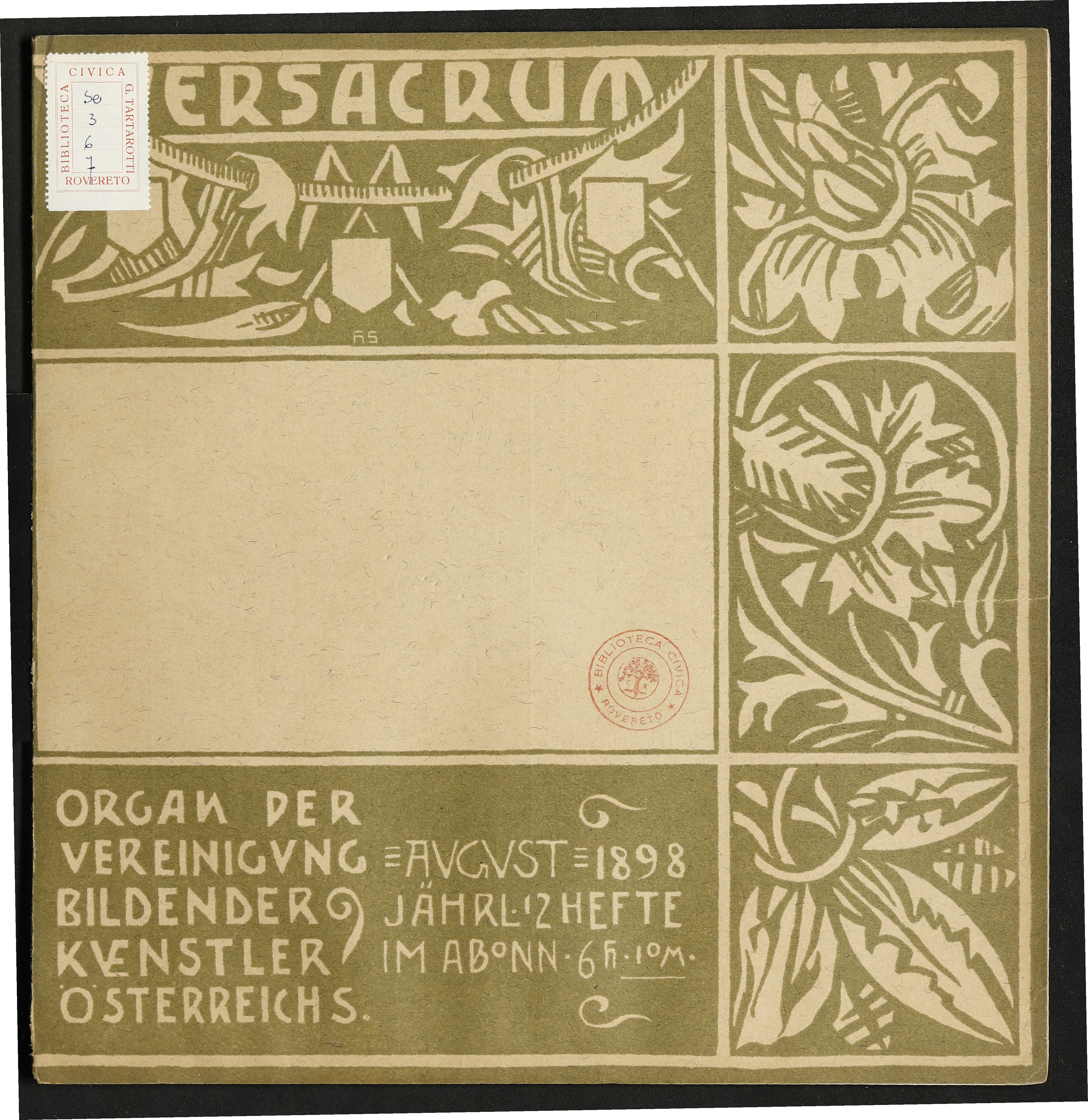 Ver Sacrum - agosto 1898