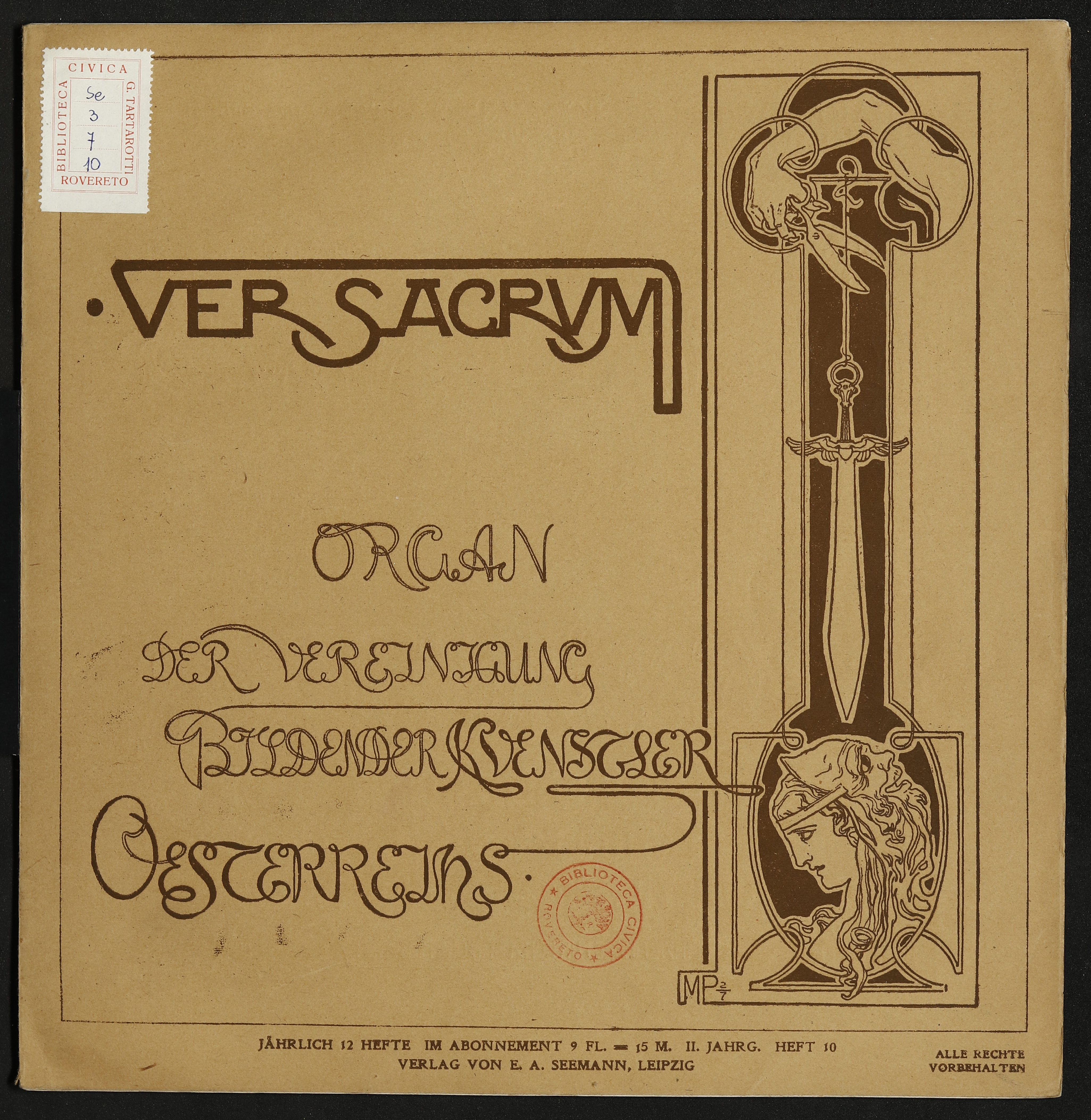 Ver Sacrum – ottobre 1899