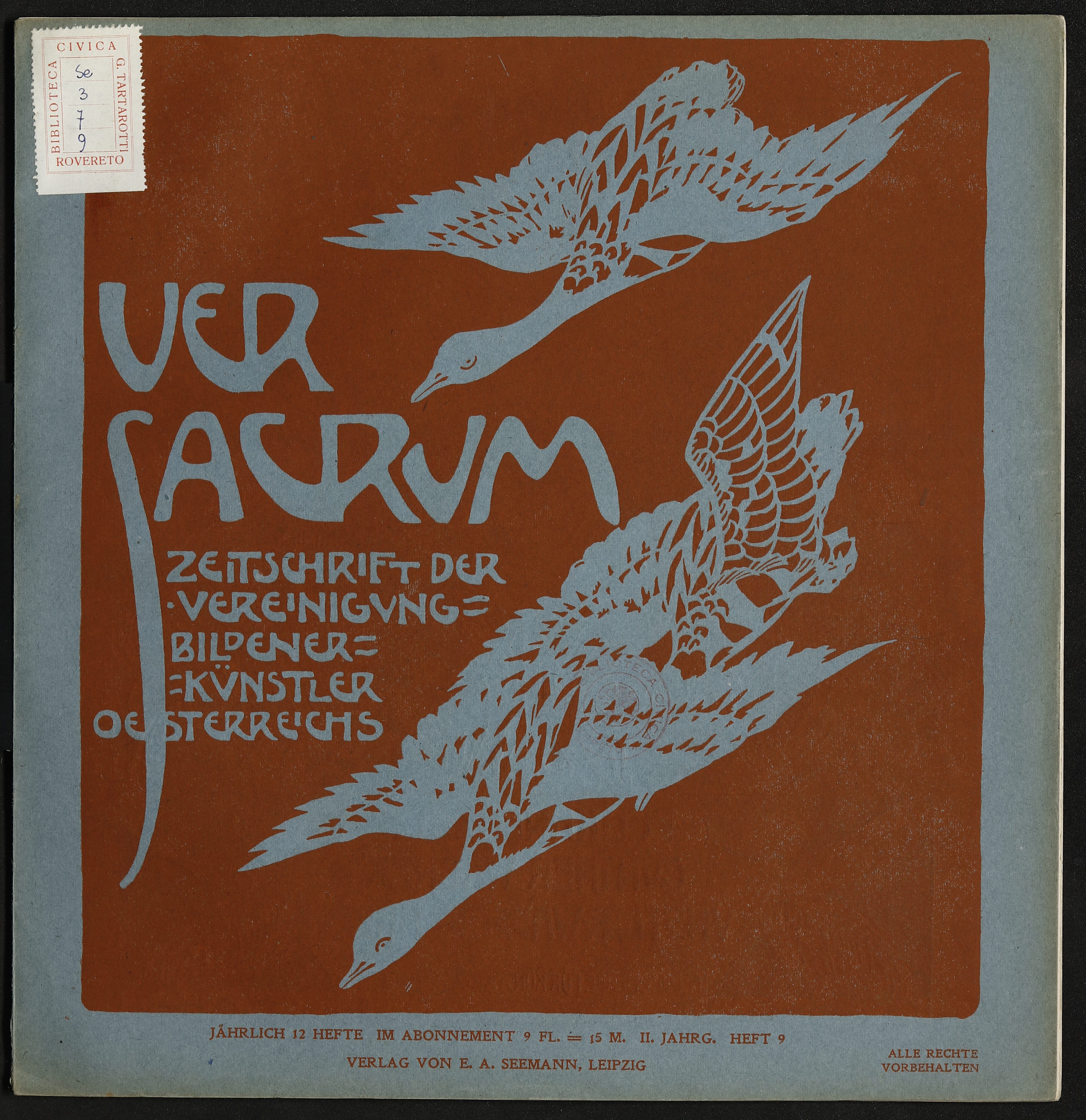 Ver sacrum – settembre 1899
