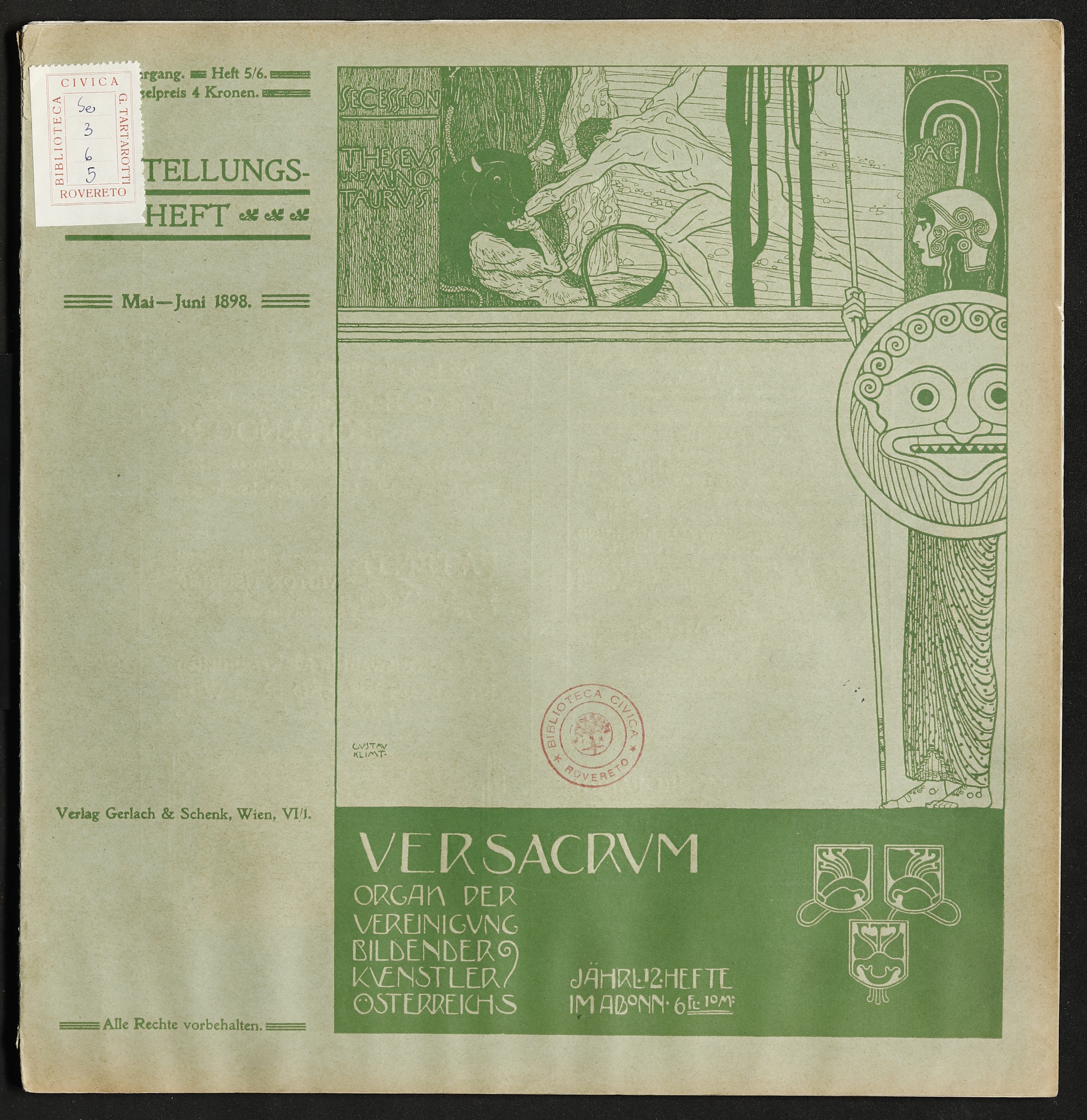 Ver Sacrum - maggio/giugno 1898