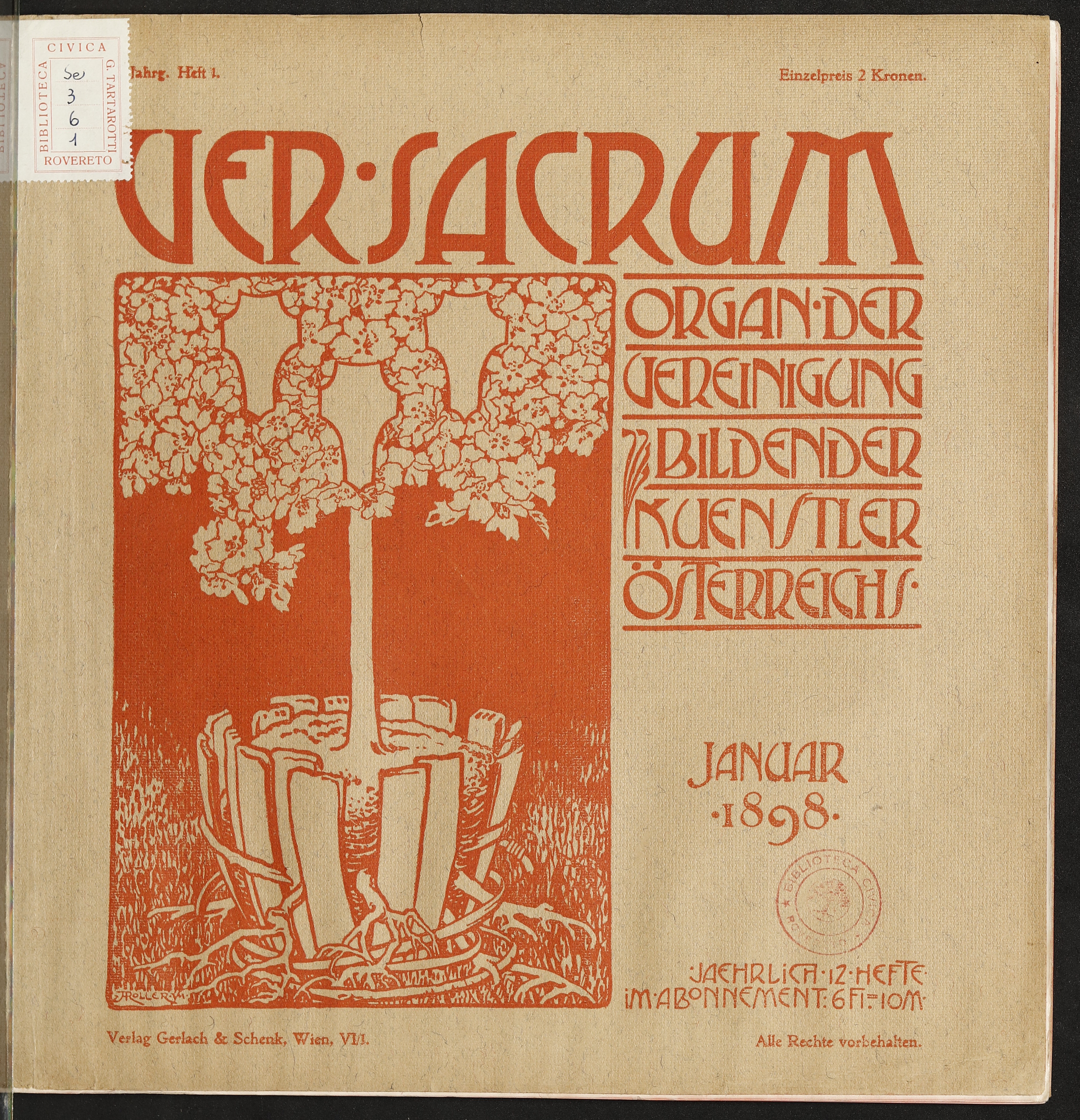 Ver Sacrum - gennaio 1898